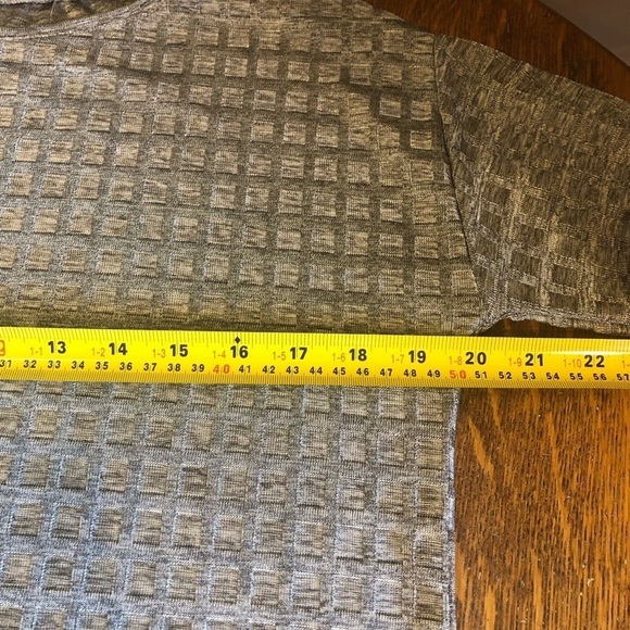 Zara silver metallic geometric tunic - Picture 5 of 6